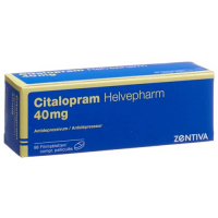 Циталопрам Хелвефарм 40 мг 98 таблеток покрытых оболочкой