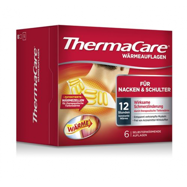 Thermacare Nacken Schulter Armauflage 6 штук