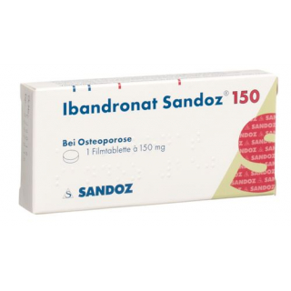 Ибандронат Сандоз 150 мг 1 таблетка покрытая оболочкой