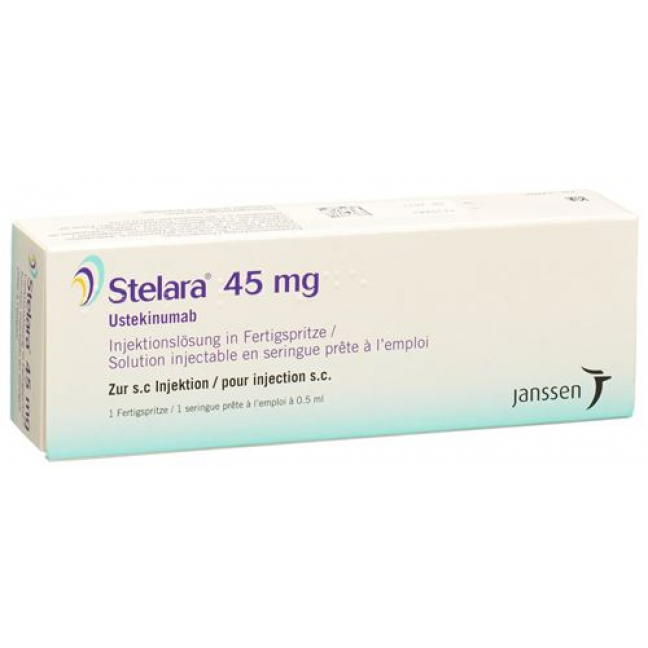 Стелара 45 мг/0.5 мл 0.5 мл заполненный шприц 