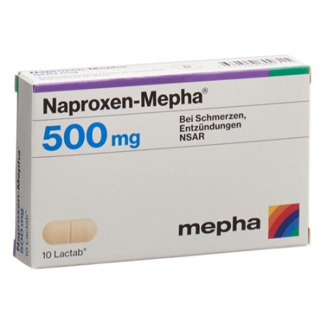 Напроксен Мефа 500 мг 10 таблеток покрытых оболочкой 