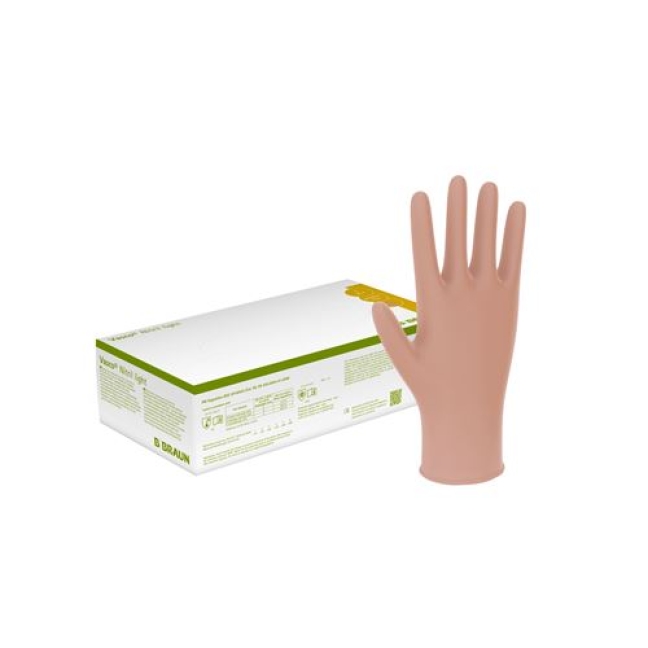 Оглядові рукавички Vasco Nitrile Light M, без латексу, неочищені