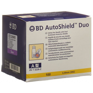BD Autoshield Tm Duo Sicher-pen-nadel 5мм 100 штук