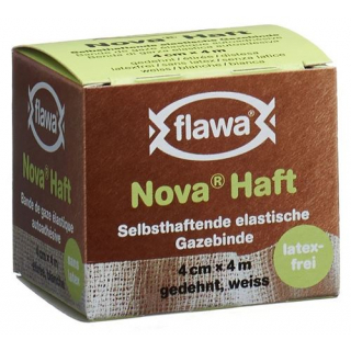Flawa Nova Haft самоклеющиеся марлевый бинт 4смx4м
