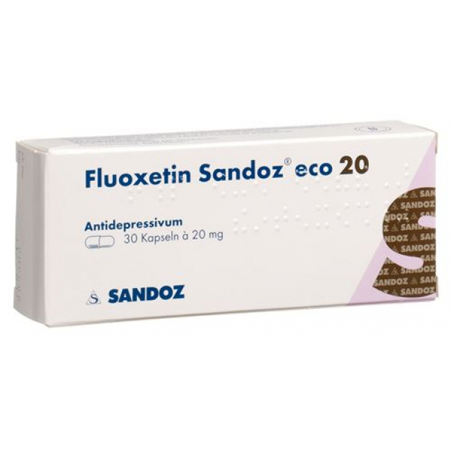 Флуоксетин Сандоз ЭКО 20 мг 14 капсул