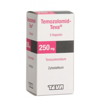 Темозоломид Тева 250 мг 5 капсул 