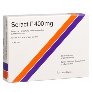 Серактил порошок для пероральной суспензии 400 мг 10 пакетиков