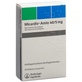 Микардис Aмлo 40/5 мг 28 таблеток