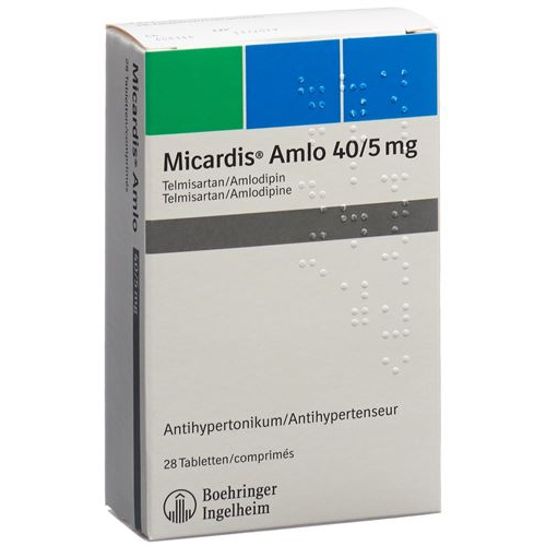 Микардис Aмлo 40/5 мг 28 таблеток