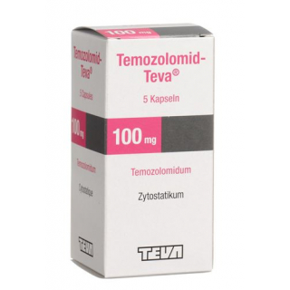 Темозоломид Тева 100 мг 20 капсул