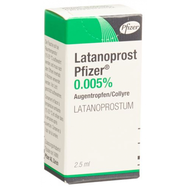 Latanoprost Pfizer 2.5 ml Augentropfen
