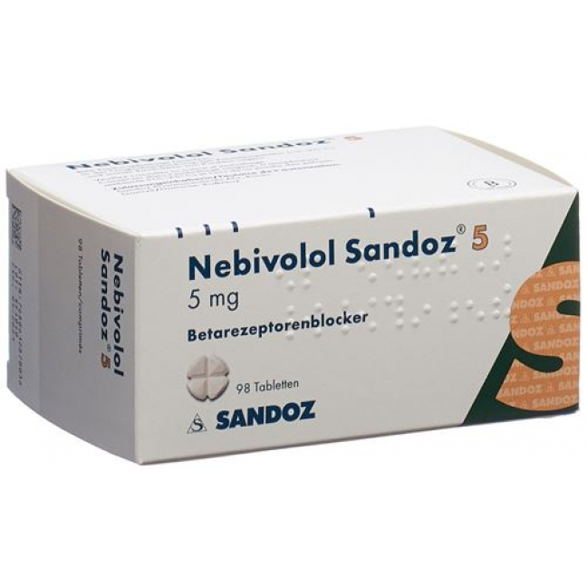 Небиволол Сандоз 5 мг 98 таблеток