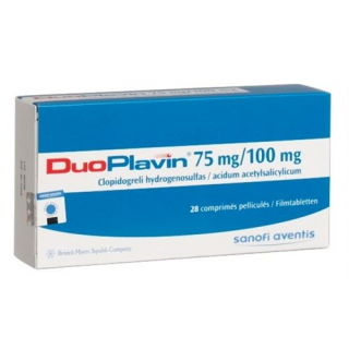 ДуоПлавин 75/100 мг 28 таблеток