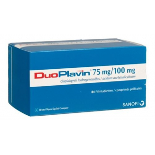 ДуоПлавин 75/100 мг 84 таблетки