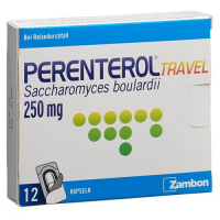 Перентерол Тревел 250 мг 12 капсул