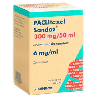 Паклитаксел Сандоз инфузионный концентрат 300 мг / 50 мл флакон 50 мл