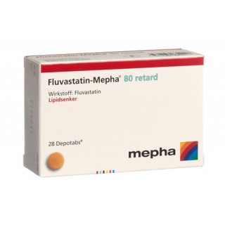Флувастатин Мефа Ретард 80 мг 98 депо таблеток