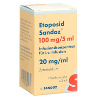 Этопозид Сандоз инфузионный концентрат 100 мг / 5 мл флакон 5 мл
