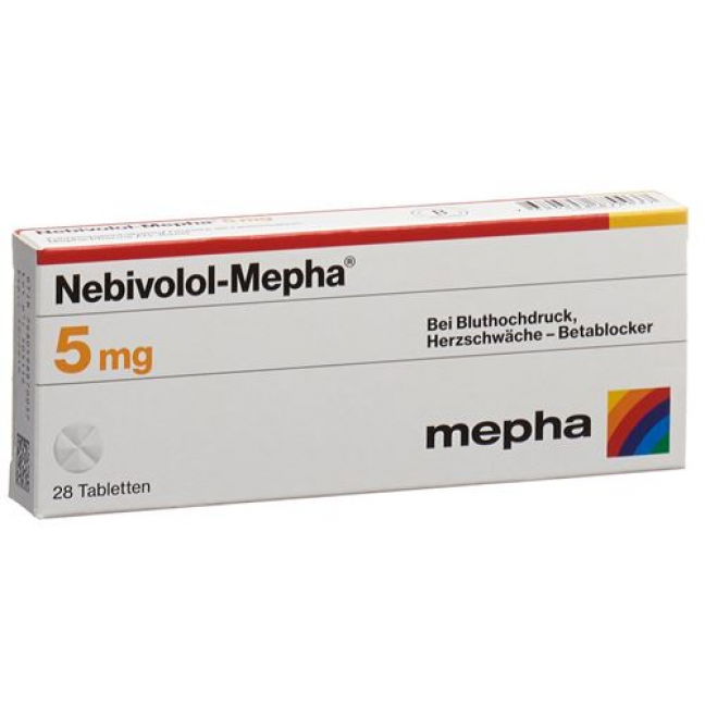 Небиволол Мефа 5 мг 28 таблеток