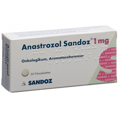 Анастрозол Сандоз 1 мг 30 таблеток покрытых оболочкой 