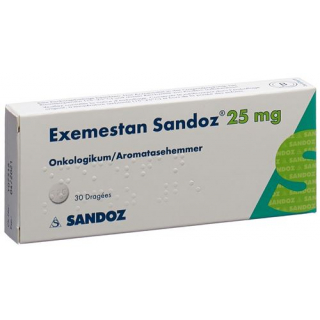 Экземестан Сандоз 25 мг 30 таблеток покрытых оболочкой