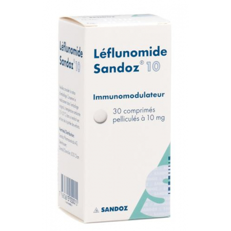 Лефлуномид Сандоз 10 мг 30 таблеток покрытых оболочкой 