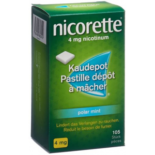Никоретте Полар Мятный 4 мг 105 жевательных депо таблеток