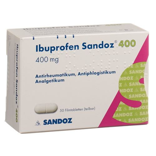 Ибупрофен Сандоз 400 мг 20 таблеток покрытых оболочкой  