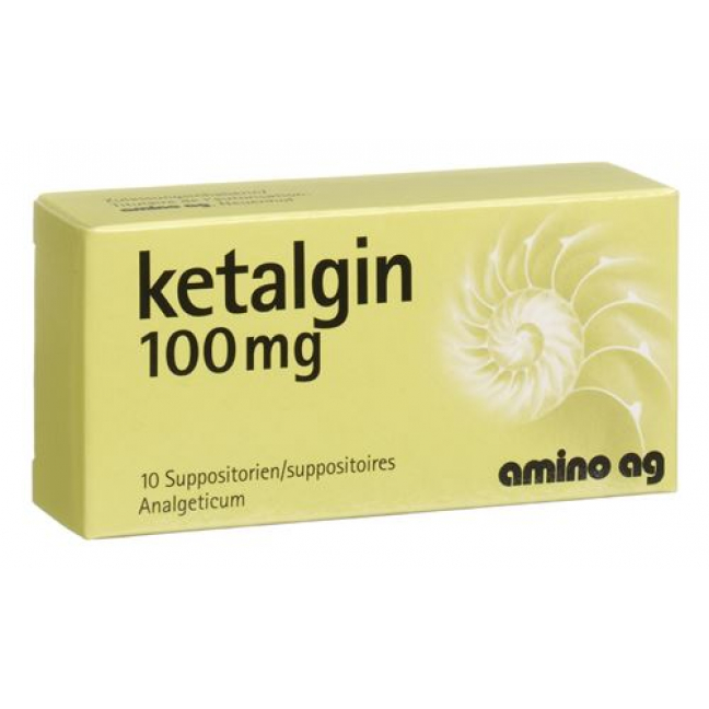 Ketalgin 100 mg 10 Zaepfchen 