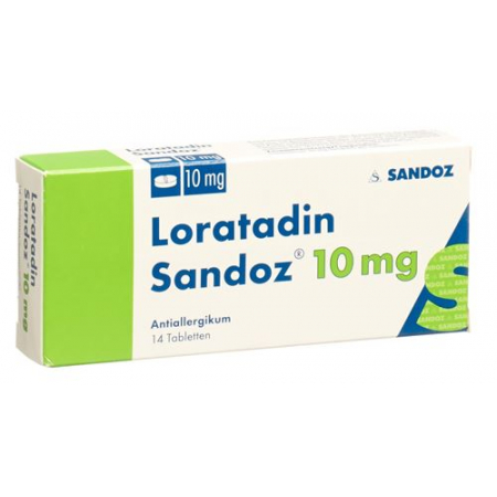 Лоратадин Сандоз 10 мг 14 таблеток 