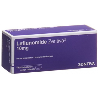 Лефлуномид Зентива 10 мг 100 таблеток покрытых оболочкой 
