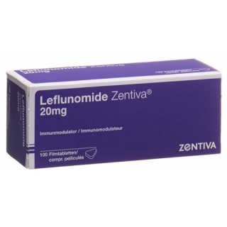 Лефлуномид Зентива 20 мг 100 таблеток покрытых оболочкой 