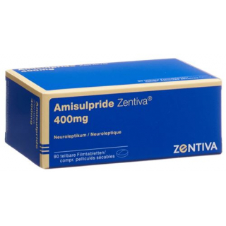 Амисульприд Зентива 400 мг 90 таблеток покрытых оболочкой