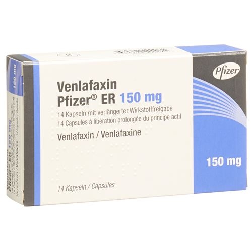 Венлафаксин Пфайзер ER 150 мг 14 ретард капсул