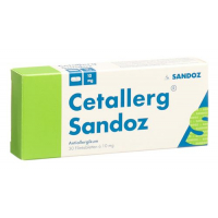 Цеталлерг Сандоз 10 мг 30 таблеток покрытых оболочкой