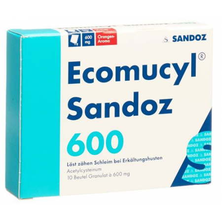 Экомуцил Сандоз 600 мг 10 гранул в пакетиках