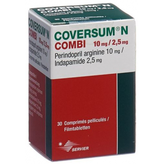 Коверсум N Комби 10/2.5 мг 30 таблеток покрытых оболочкой