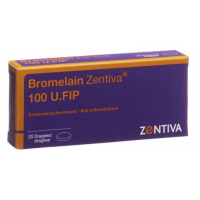 Бромелаин Зентива драже 26 мг 20 драже