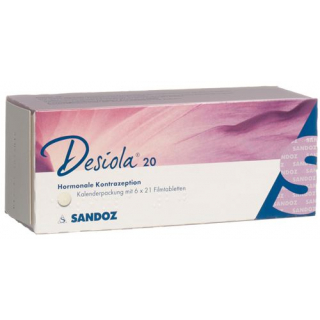 Десиола 20 6 x 21 таблетка покрытая оболочкой