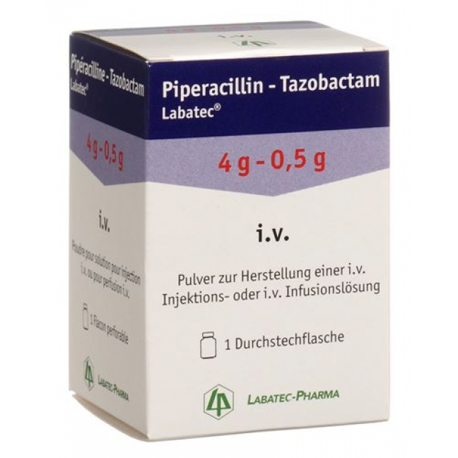 Пиперациллин-Тазобактам Лабатек cухое вство 4,5 г 1 флакон  .