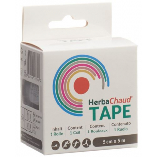 Herbachaud Tape 5смx5m Schwarz