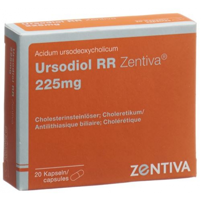 Урсодиол РР Зентива 225 мг 20 капсул
