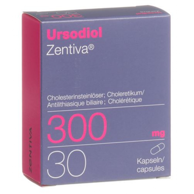 Урсодиол Зентива 300 мг 30 капсул