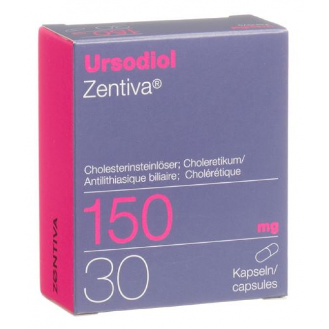 Урсодиол Зентива 150 мг 30 капсул