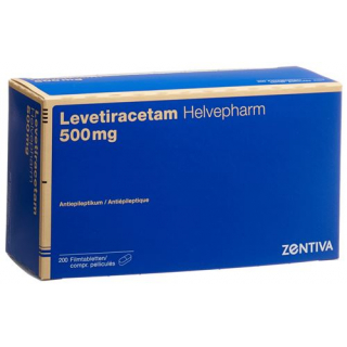 Леветирацетам Хелвефарм 500 мг 200 таблеток покрытых оболочкой