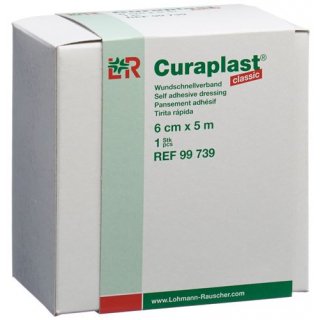 Curaplast повязка для ран Classic 6смx5m рулон