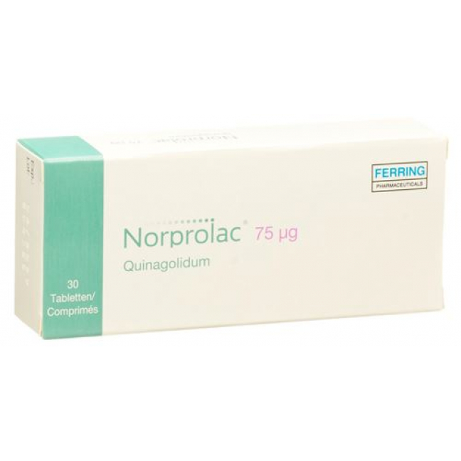 Норпролак 75 мкг 30 таблеток