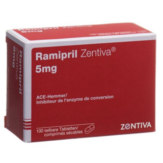 Рамиприл Зентива 5 мг 100 таблеток