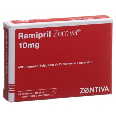 Рамиприл Зентива 10 мг 20 таблеток