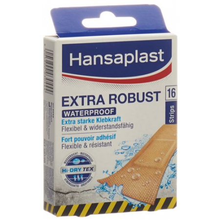 Hansaplast Extra Robust Strips 16 штук